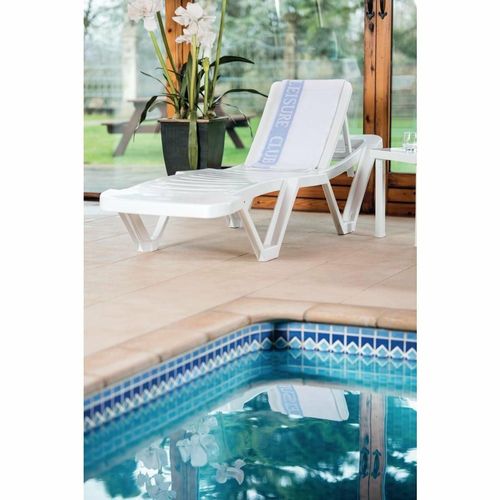 Resol Polypropylene Sun Loungers White (Pack of 2) - CG209 - 11
