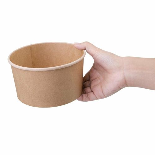 Fiesta Compostable Round Kraft Salad Bowls 1000ml / 35oz (Pack of 300) - FB198 - 3