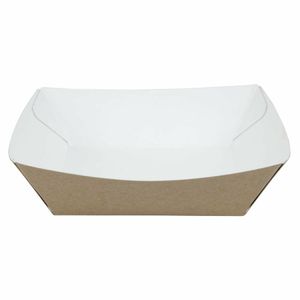 Colpac Compostable Kraft Food Trays Medium 148mm (Pack of 500) - CK936 - 3