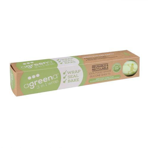 Agreena Three-In-One Reusable Food Wraps 200 x 200mm and 300 x 300mm (Pack of 4) - FD934 - 1
