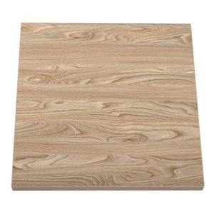 Bolero Pre-drilled Square Table Top Antique Natural 700mm - GR331 - 3