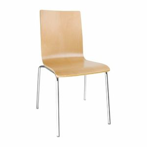 GR342 - Bolero Square Back Sidechair (Natural Finish) (Pack 4) - GR342 - 1