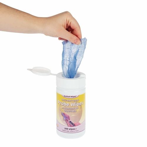Alcohol-Free Quat-Free Food Probe Wipes (Pack of 200) - DE853 - 3