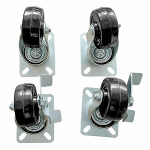 Polar Set of 4 Standard and Braked Castors - AK837 - 1