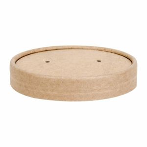 Fiesta Recyclable Soup Container Lids 98mm (Pack of 500) - FA978 - 1