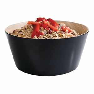 APS Frida Bowl Wood & Black 200(Ø)mm 1.2Ltr - FB825 - 3