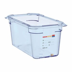 Araven ABS Food Storage Container Blue GN 1/3 150mm - GP580 - 1