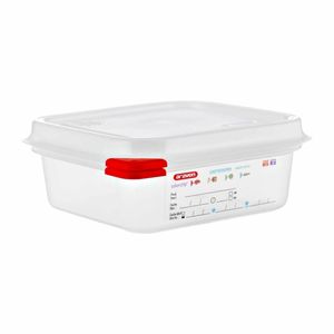 Araven Polypropylene 1/6 Gastronorm Food Storage Containers 1.1Ltr (Pack of 4) - GL264 - 1