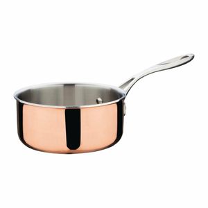 Vogue Induction Tri Wall Copper Saucepan 160mm - CT998 - 1
