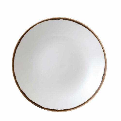 Dudson Harvest Deep Coupe Plates Natural 255mm (Pack of 12) - FC009 - 1