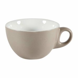 Churchill Menu Shades Smoke Cappuccino Cups 12oz 355ml (Pack of 6) - DY944 - 1