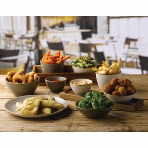 Churchill Stonecast Dip Pots Grey 4oz 85mm (Pack of 12) - FA585 - 3
