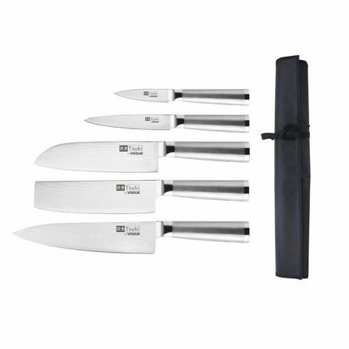 Vogue Tsuki 5 Piece Series 8 Knife Set and Wallet - SA459 - 1