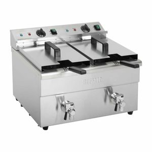 Buffalo Twin Tank Induction Fryer 2x3kW - CT012 - 3