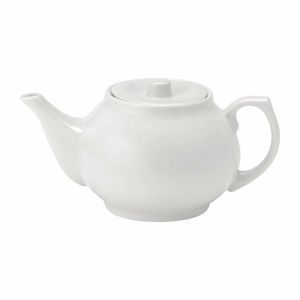 Utopia Pure White Teapots 430ml (Pack of 12) - CW253 - 1