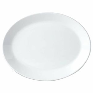 Steelite Simplicity White Oval Coupe Dishes 255mm (Pack of 12) - V0027 - 1