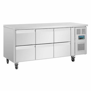 Polar U-Series Six Drawer Gastronorm Counter Fridge - DA548 - 3