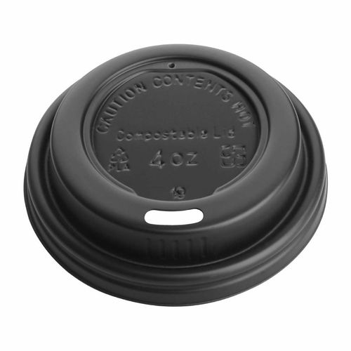 Fiesta Compostable Espresso Cup Lids 113ml / 4oz (Pack of 50) - DY982 - 3