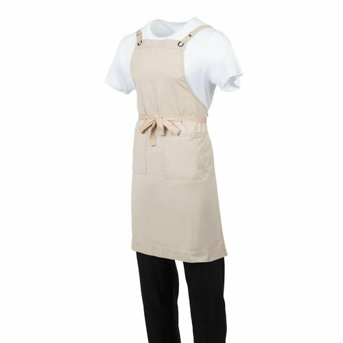 Southside Cotton Canvas Bib Apron Stone - BB685 - 15