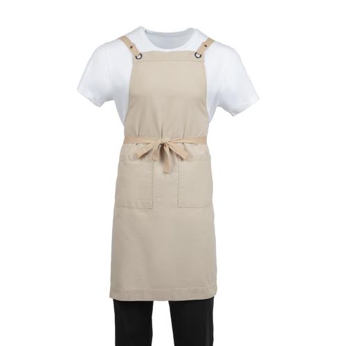 Southside Cotton Canvas Bib Apron Stone - BB685 - 2