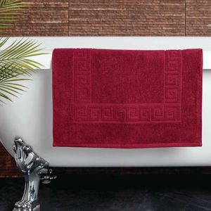 Mitre Essentials Nova Bath Mat Wine - GW388 - 1