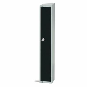 Elite Single Door Manual Combination Locker Locker Black with sloping top - GR684-CLS - 3