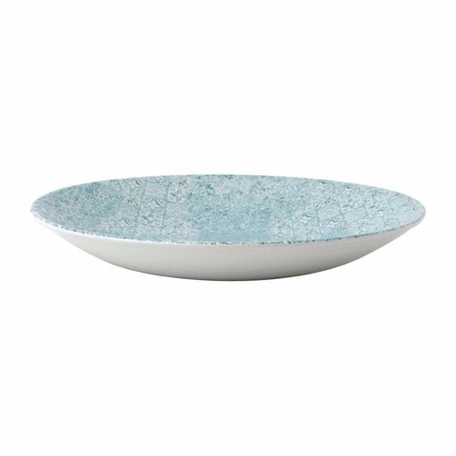 Churchill Med Tiles Deep Coupe Plates Aquamarine 279mm (Pack of 12) - FD897 - 1