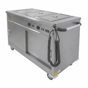 Parry Mobile Servery with Bain Marie Top MSB12 - FA356 - 3