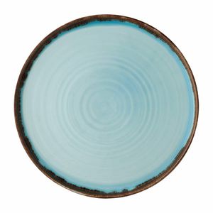 Dudson Harvest Walled Plates Turquoise 260mm (Pack of 6) - FX170 - 1