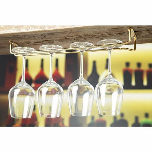 Beaumont Brass Wine Glass Rack 410mm - GM204 - 7
