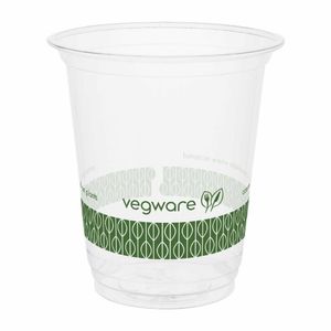Vegware Compostable PLA Slim Cold Cups 200ml / 7oz (Pack of 1000) - CL738 - 1