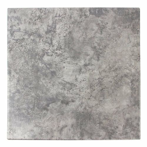 Werzalit Pre-drilled Square Table Top Concrete 600mm - GM422 - 1