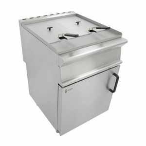 Parry Twin Tank Twin Basket Free Standing Natural Gas Fryer GDF - GM731-N - 1