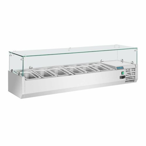 Polar G-Series Countertop Prep Fridge 5x 1/3GN & 1x 1/2GN - GD876 - 2