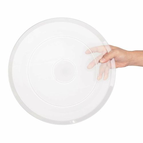 Olympia Kristallon Polycarbonate Display Plate Clear 345(Ø)mm - FE474 - 3
