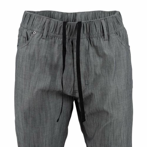 Chef Works Urban Jogger 257 Black and White Fine Stripe Size M - BB300-M - 6