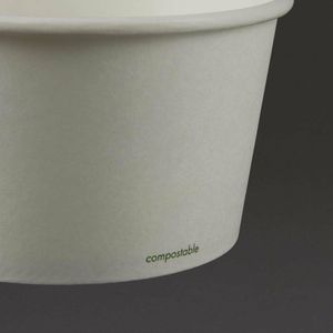 Vegware Compostable Hot Food Pots 340ml / 12oz (Pack of 500) - GF046 - 3