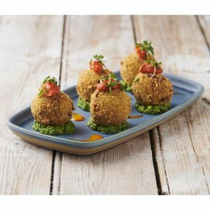 Churchill Emerge Oslo Oblong Plate Blue 254x77mm (Pack of 6) - FS953 - 3