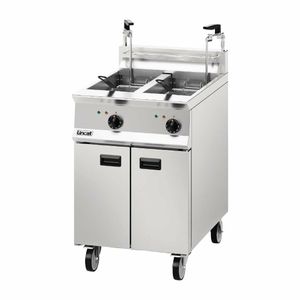 Lincat Opus 800 Twin Tank Twin Basket Free Standing Electric Filtration Fryer OE8113/OP2 - DM528 - 3