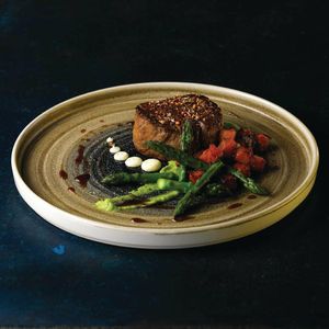 Stonecast Aqueous Bayou Walled Plate 8 1/4 (Box 6) - FJ962 - 3