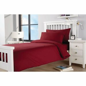 Mitre Essentials Spectrum Duvet Cover Claret Single - GU189 - 1