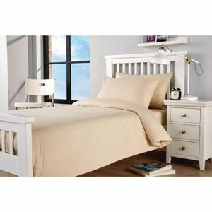 Mitre Essentials Spectrum Duvet Cover Oatmeal Double - GU217 - 1