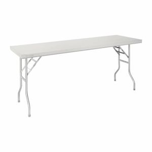 Vogue St/St Folding Work Table 1830x610x780 - FN289 - 1