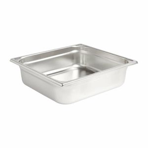 Matfer Bourgeat Stainless Steel 2/3 Gastronorm Pan 100mm - K054 - 1