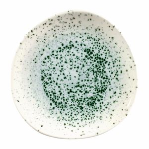 Churchill Studio Prints Mineral Green Centre Print Organic Round Plates 210mm (Pack of 12) - FC122 - 1