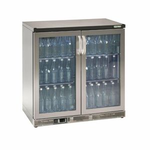 Gamko Bottle Cooler - Double Hinged Door 250 Ltr Stainless Steel - CE559 - 1