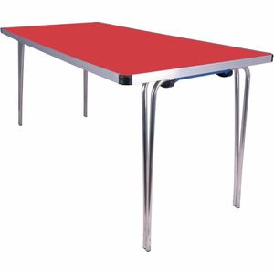 Gopak Contour Folding Table Red 5ft - DM697 - 1