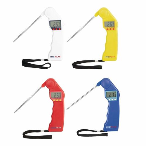 Hygiplas EasyTemp Probe Thermometer Colour Coded Blue - Fish - 5
