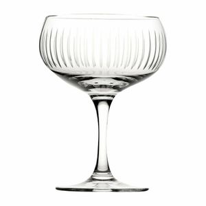 Utopia Raffles Lines Coupe Glasses 160ml (Pack of 6) - CZ055 - 1