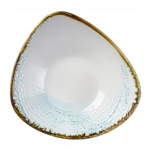 Churchill Homespun Accents Aquamarine Triangle Bowl 235mm (Pack of 12) - DX100 - 1
